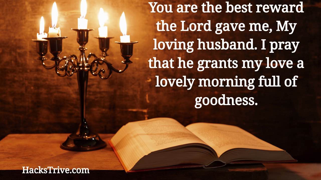 Morning Prayer For My Husband