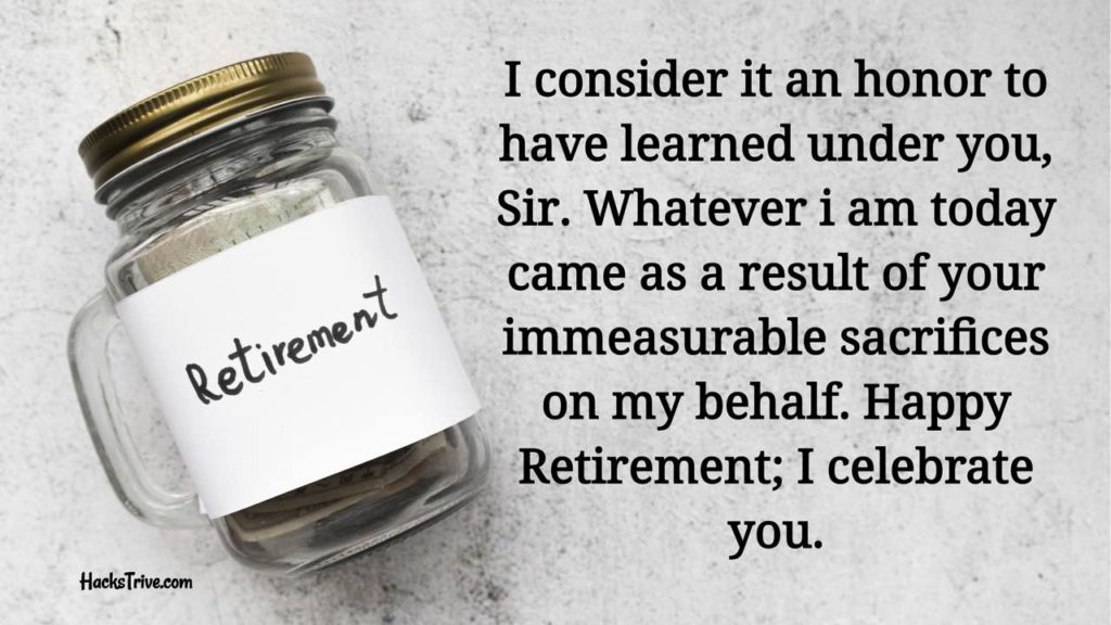 Heartfelt Retirement Wishes For Boss