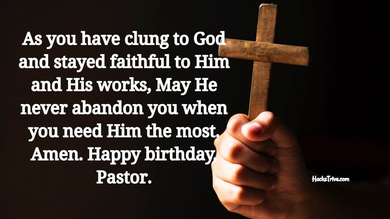Best Birthday Wishes For Your Pastor