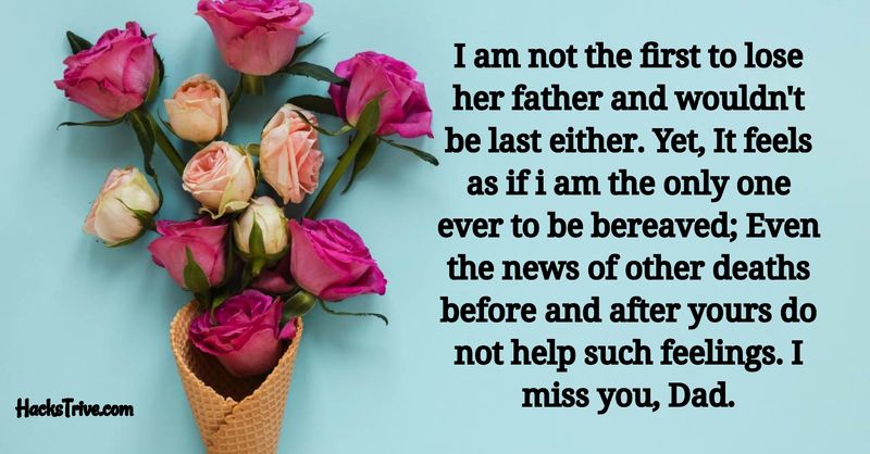 I Miss You Messages for Dad After Death