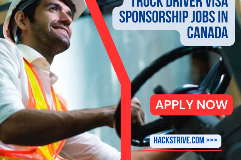 Truck Driver Visa Sponsorship Jobs In Canada