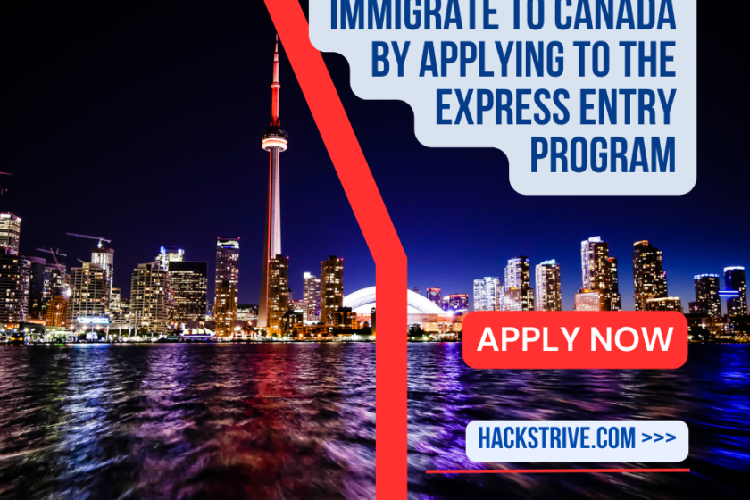 Immigrate to Canada by applying to the Express Entry Program