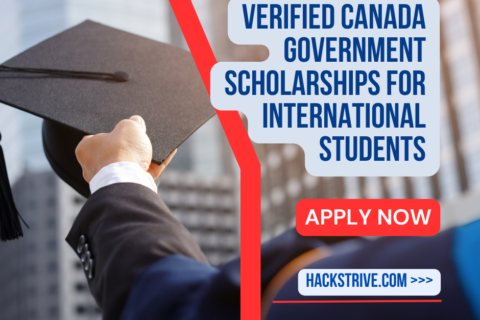 Verified Canada Government Scholarships for International Students
