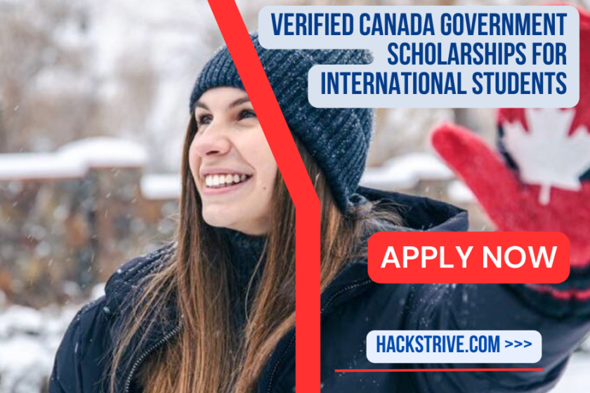 Verified Canada Government Scholarships for International Students