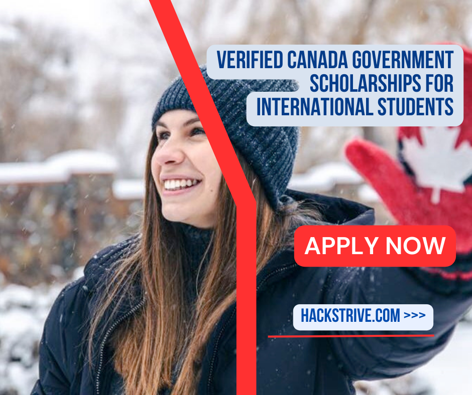 Verified Canada Government Scholarships for International Students
