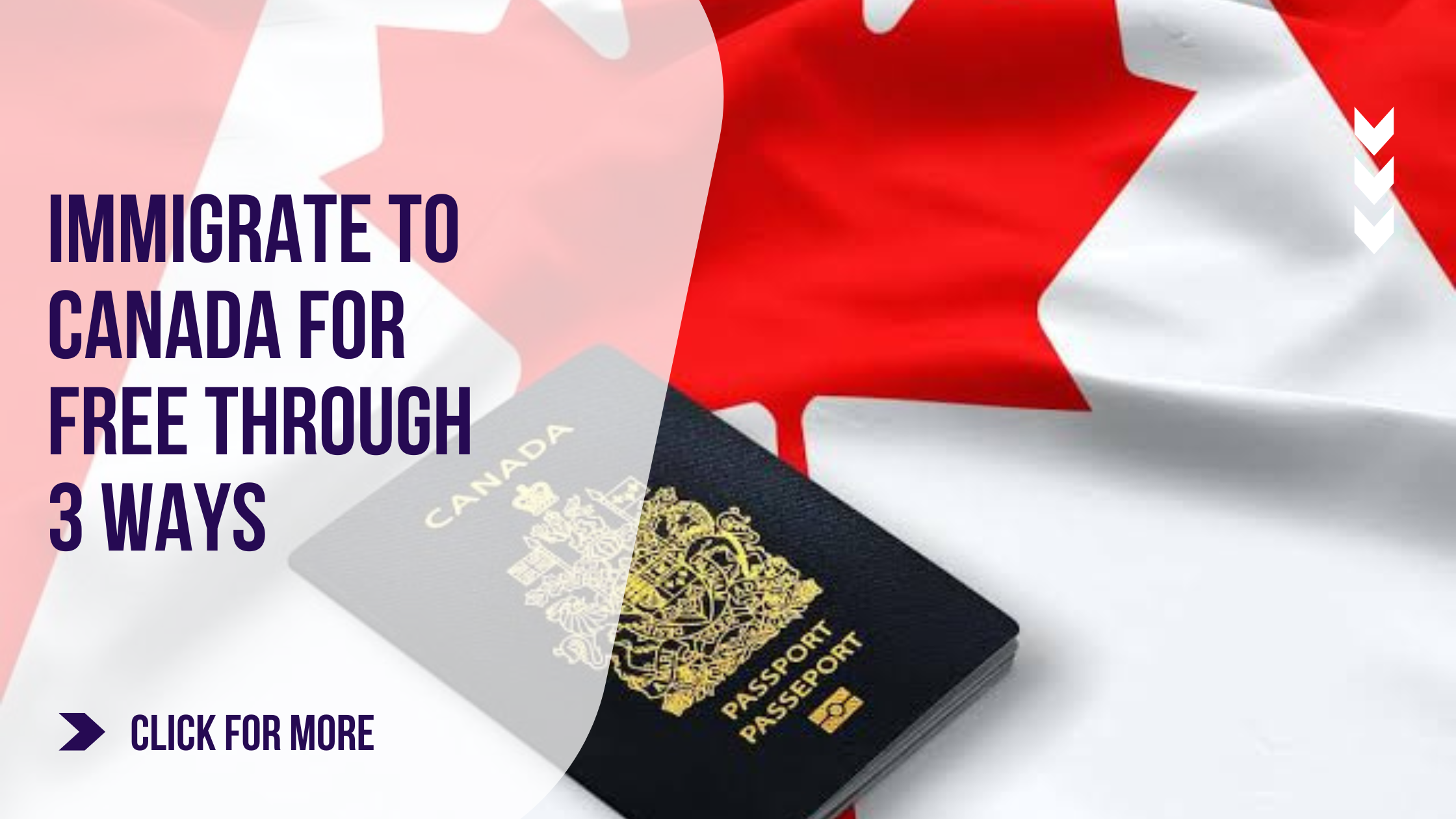 Immigrate to Canada For Free Through 3 Ways